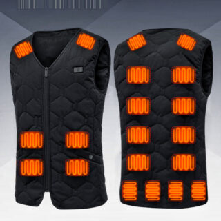 Heating suit USB smart electric heating cotton vest DC charging clothes for middle-aged men and women